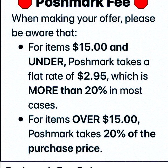 WELCOME TO MY CLOSET/PLEASE BE AWARE OF POSH FEE - Picture 3 of 3